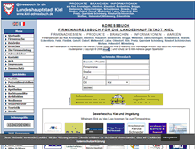 Tablet Screenshot of kiel-adressbuch.de